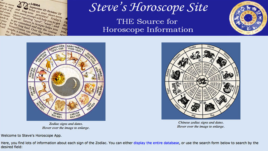 Horoscope Website thumbnail